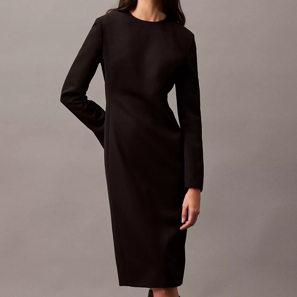 Calvin Klein Black Midi Dress